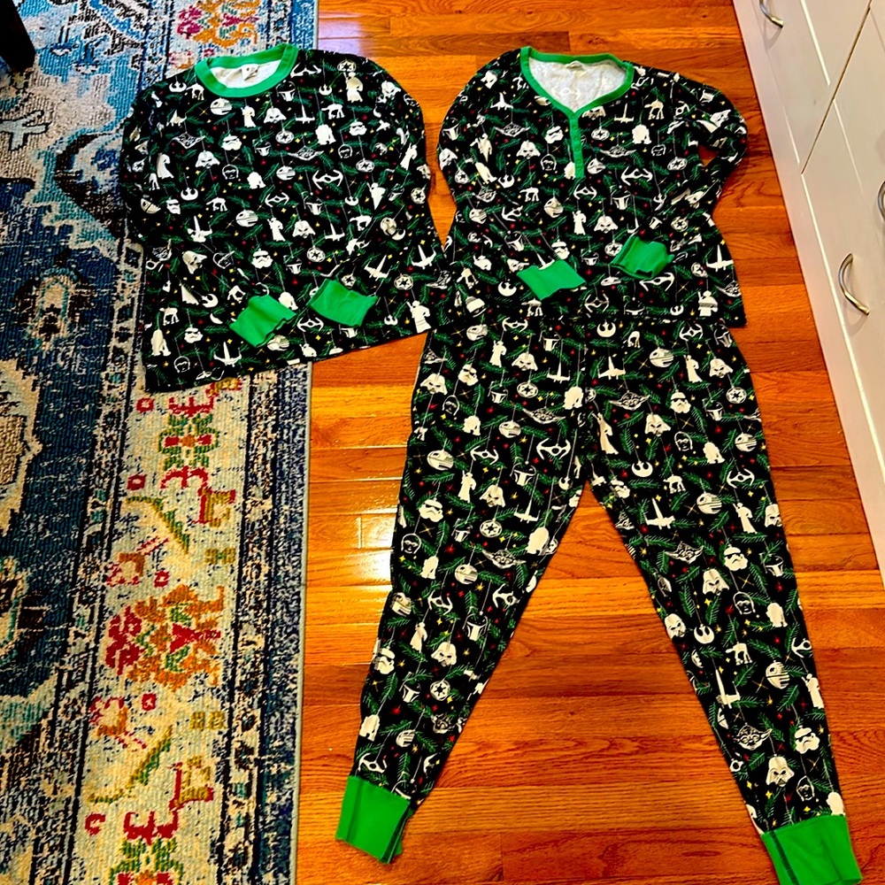 Hanna Anderson holidays Star Wars pajamas size XL
